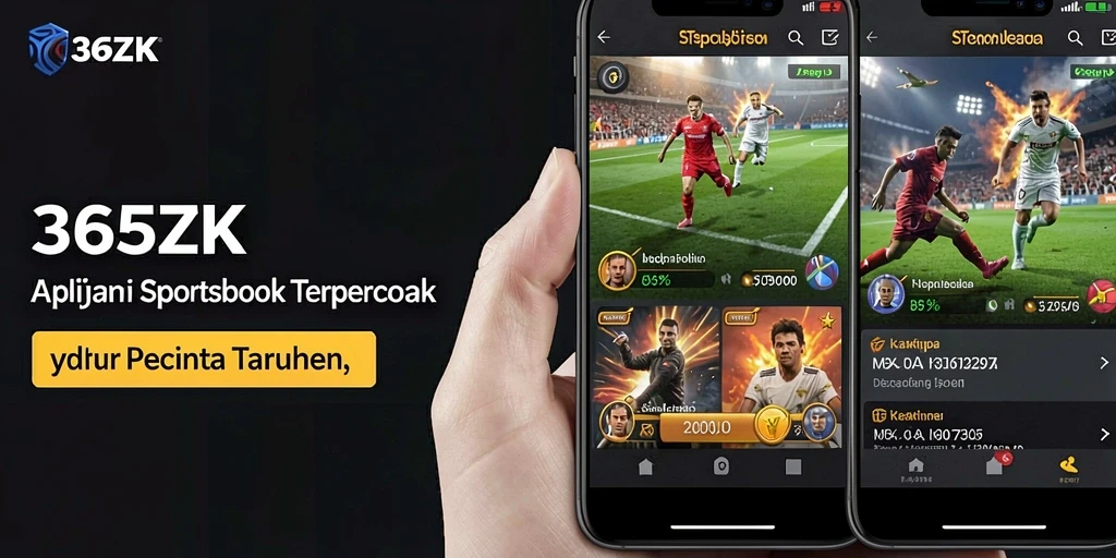 Tangkapan layar utama 365ZK menampilkan fitur taruhan olahraga yang menarik.