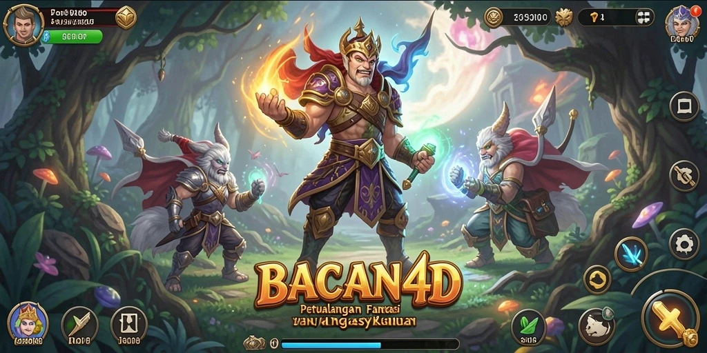 Tampilan gameplay BACAN4D yang menarik dan penuh aksi.