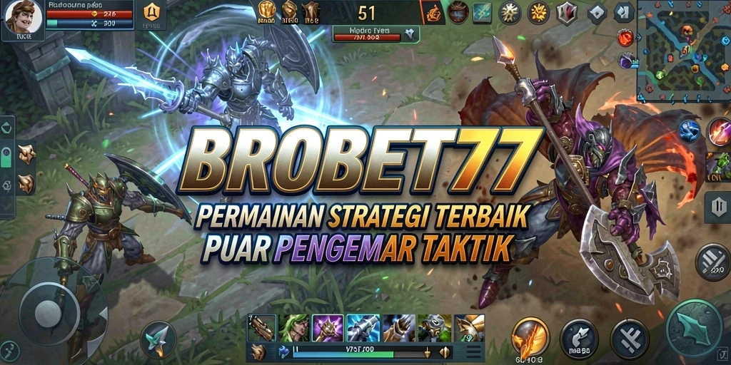 Tangkapan layar BROBET77 menunjukkan intensnya pertempuran strategi yang seru.