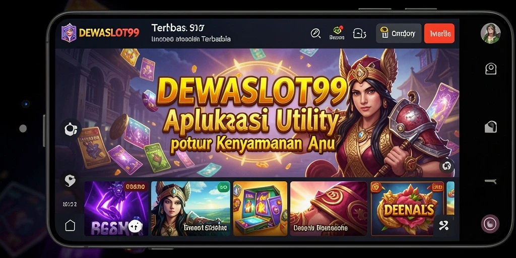 Tampilan utama DEWASLOT99 yang menunjukkan berbagai fitur Utility.