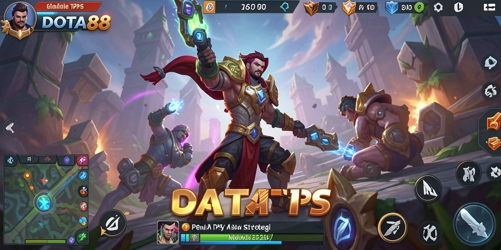 Tampilan gameplay <strong>DOTA88</strong> yang menegangkan dan menarik.