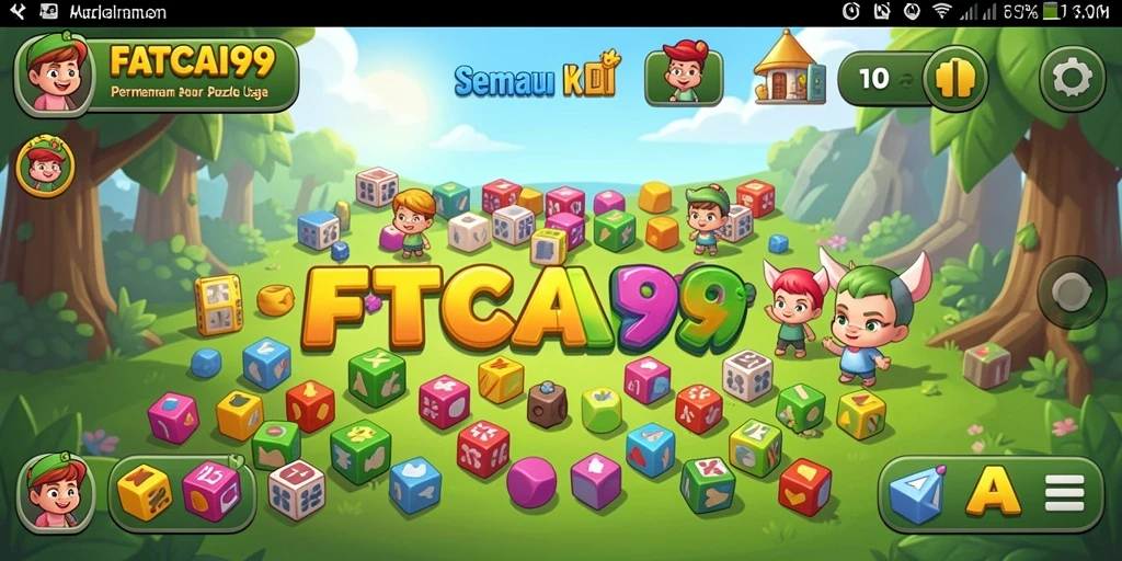 Tampilan gameplay yang menarik dari FATCAI99 dengan teka-teki menantang.