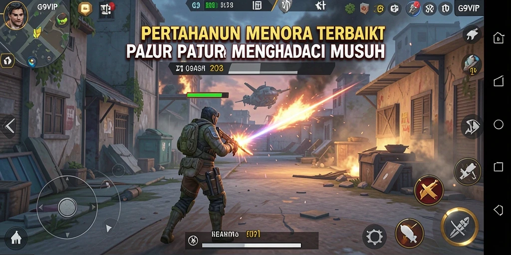 Gameplay Tower Defense yang mendebarkan di G9VIP dengan strategi menara yang kreatif.