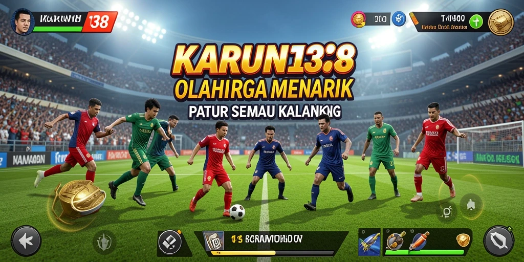 Tampilan gameplay seru dari KARUN138 dalam pertandingan olahraga.