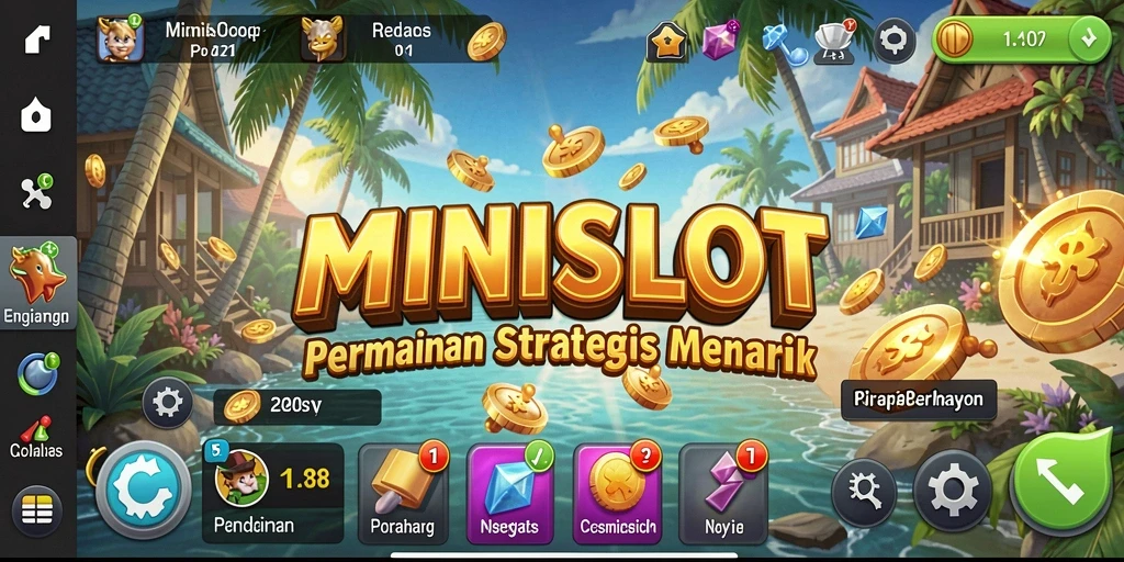 Tampilan gameplay seru di MINISLOT dengan berbagai strategi.