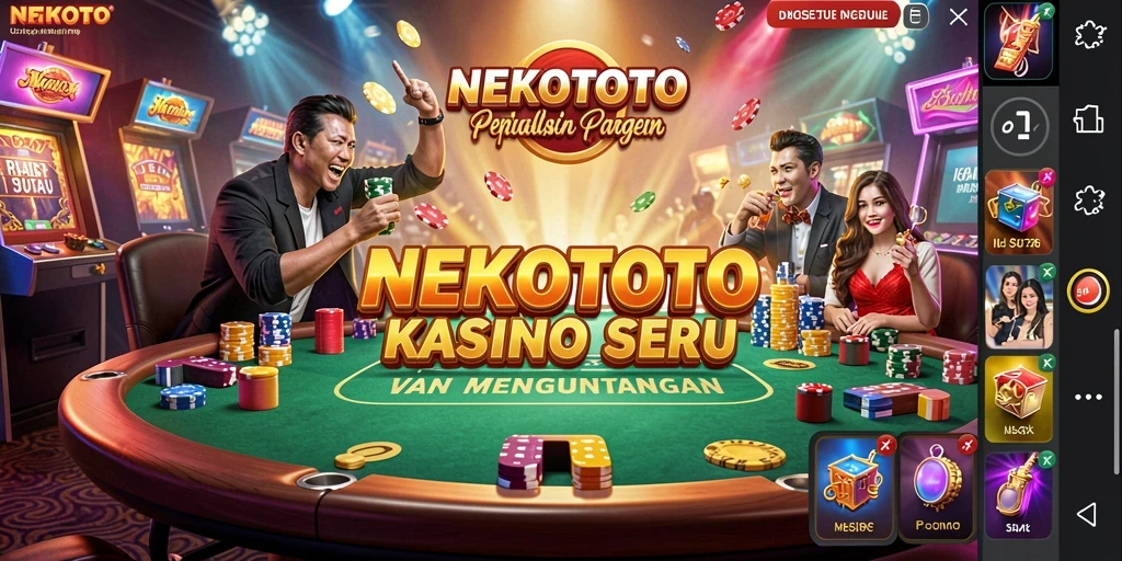 Tampilan menarik dari gameplay <strong>NEKOTOTO</strong> yang menampilkan suasana Kasino.