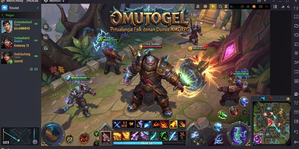 Tampilan menakjubkan dalam gameplay MMORPG OMUTOGEL.