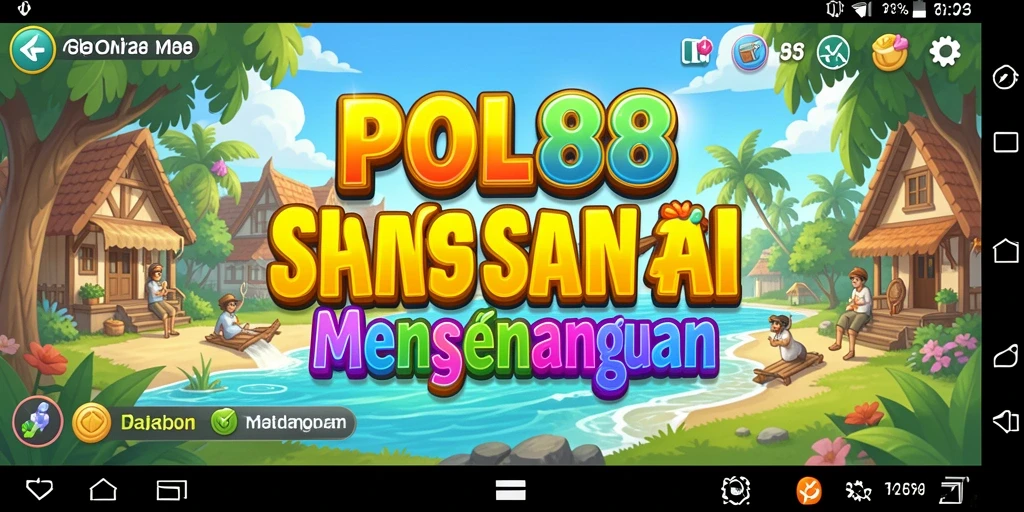 Screenshot gameplay POL88 yang ceria dan menghibur.
