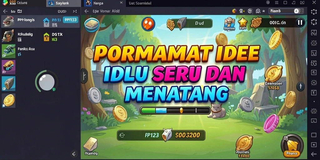 Tampilan gameplay PP123 yang menarik dan adiktif.