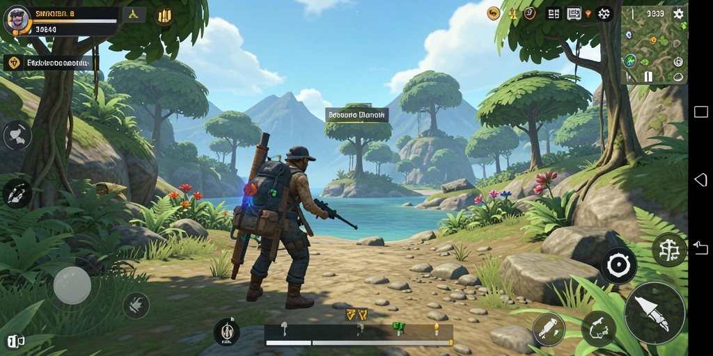 Tampilan gameplay Open World yang menakjubkan di SINTE4D.
