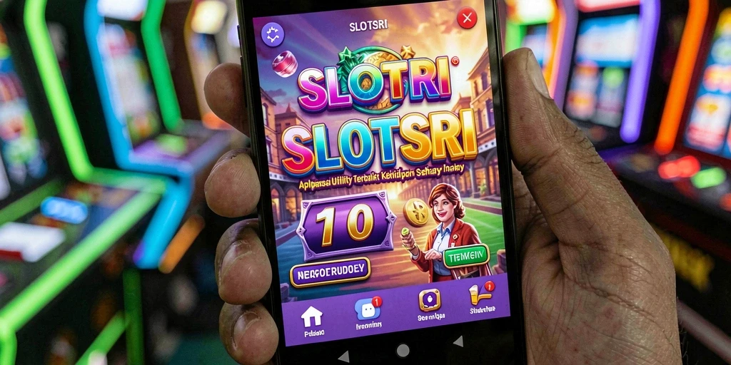 Tampilan aplikasi SLOTSRI yang sederhana dan mudah digunakan.