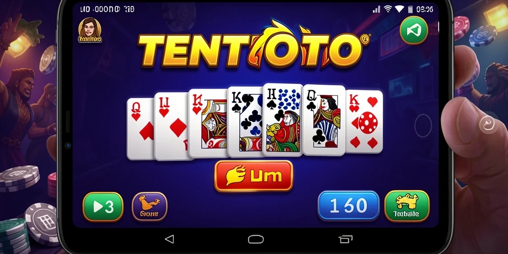 Screenshot gameplay TENTOTO dengan tampilan menarik dan interaktif.