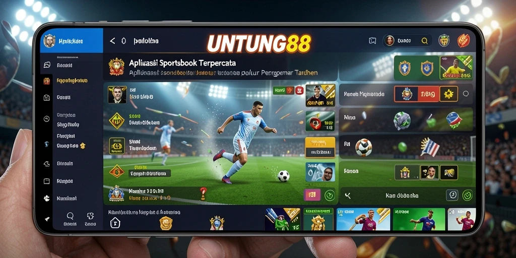 Tampilan screenshot UNTUNG88 yang menunjukkan fitur taruhan olahraga.