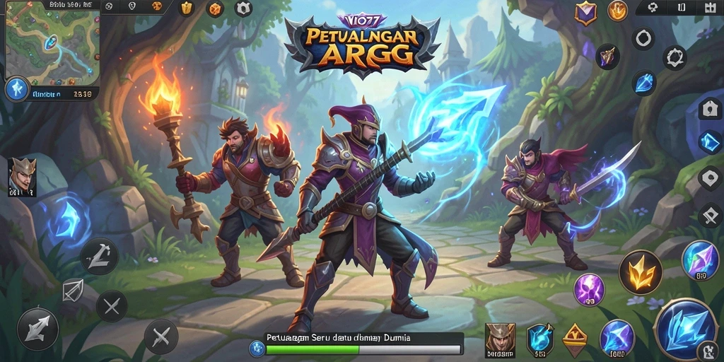 Tampilan gameplay yang intens di dunia VIO77 yang penuh aksi.