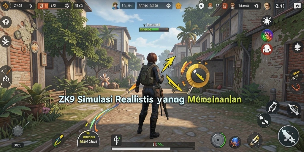 Screenshot gameplay ZK9 yang menampilkan interaksi menarik dalam simulasi.